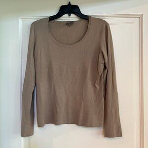 Ann Taylor - Sweater - Long Sleeve - Light Brown - Sz M